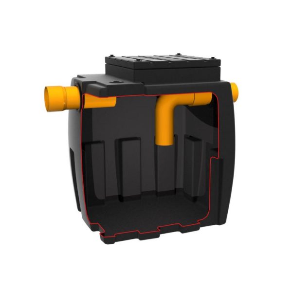 Sanipump Zsírfogó szeparátor szögletes 100l - Image 2